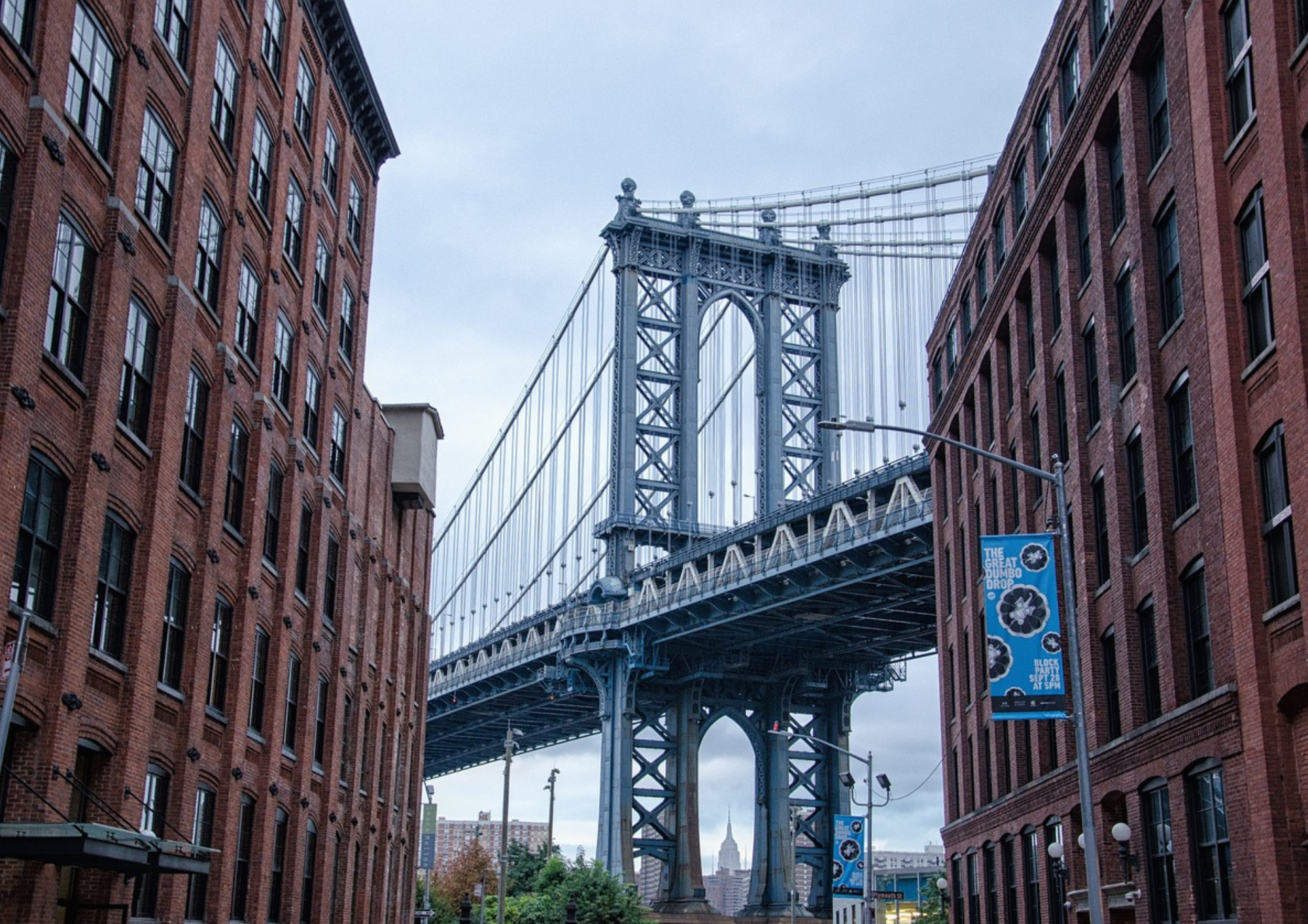 Dumbo - Vue vers le Pont de Manhattan