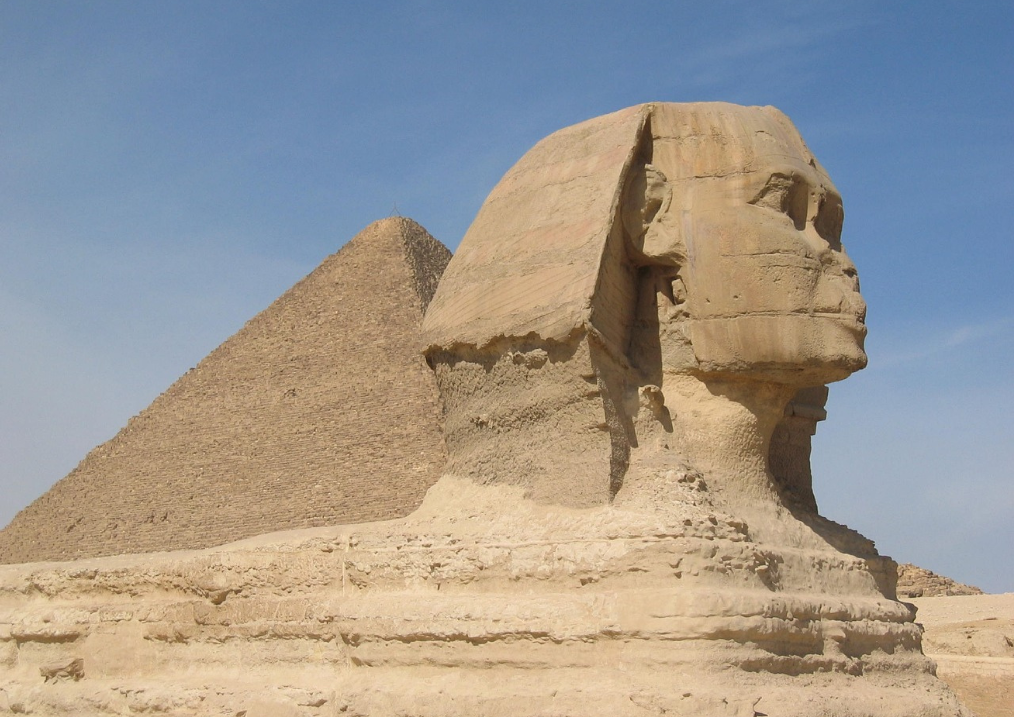 Le sphinx et la pyramide de Kephren